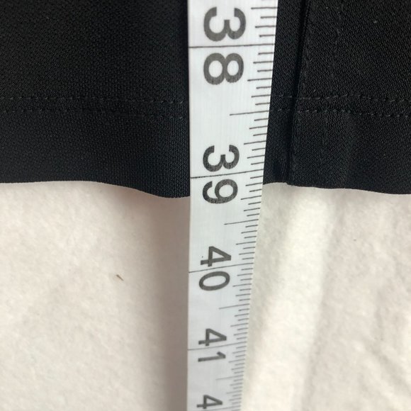 LRL Lauren Ralph Lauren Women's Size Medium Black Button Front Collared Dress - Picture 6 of 9